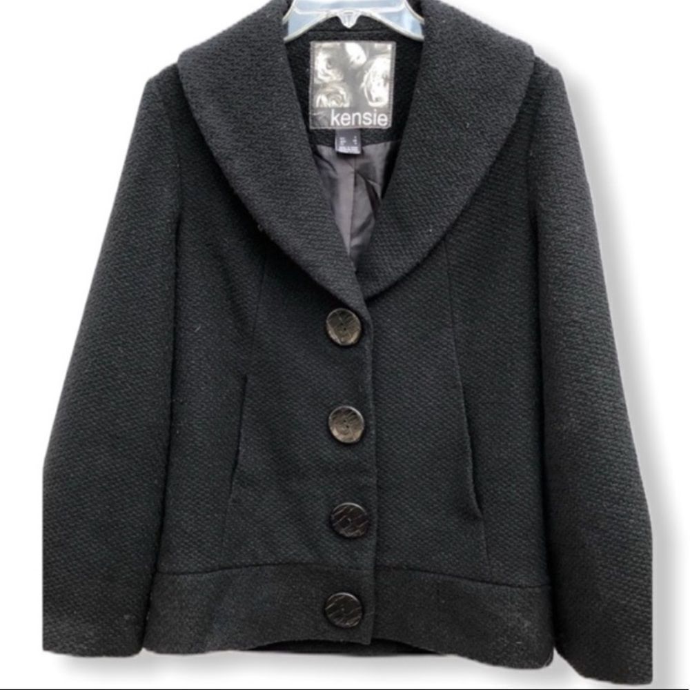 Kensie Black Coat‎